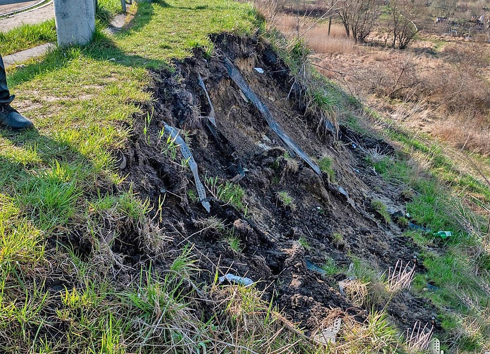 зсув ґрунту на Сихові